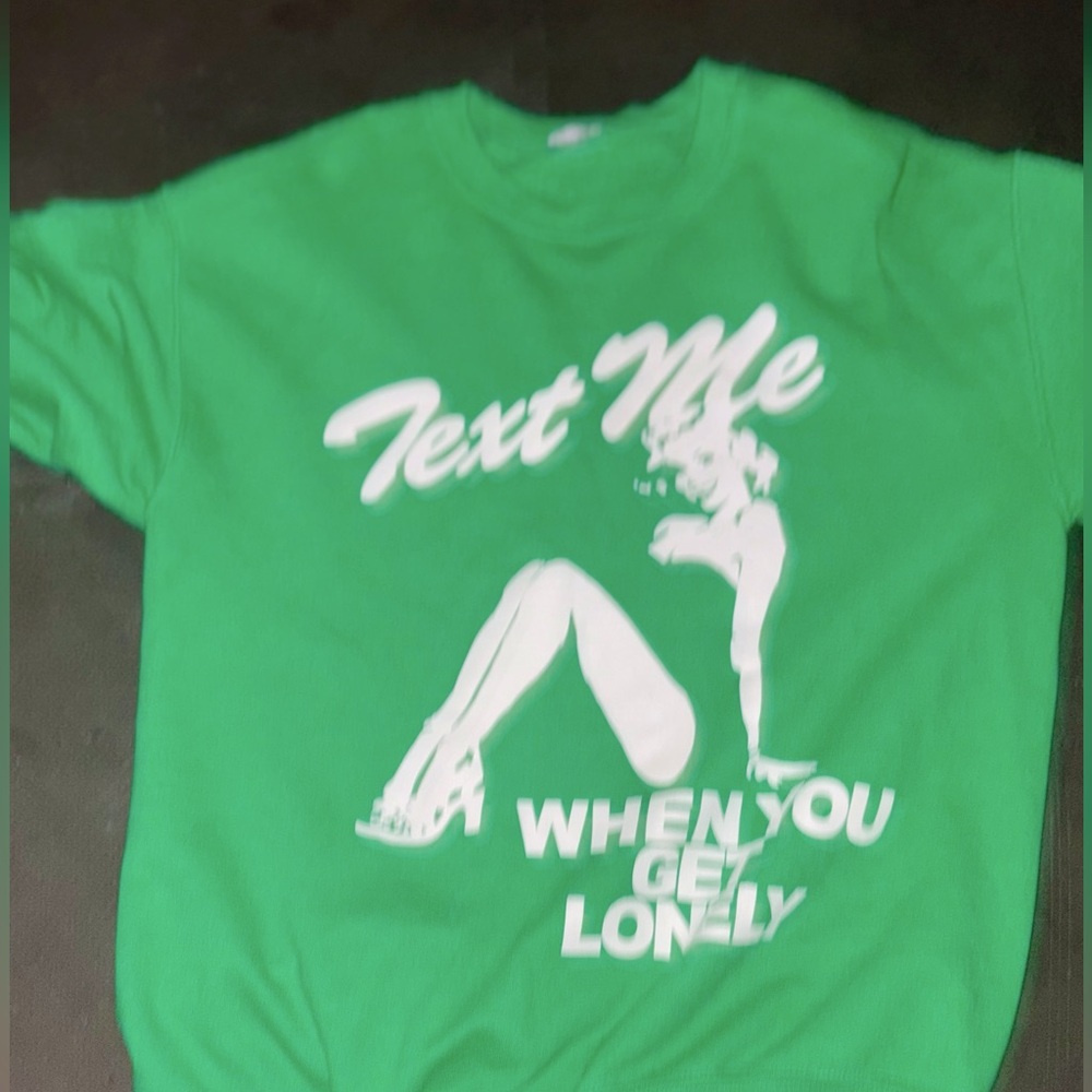 Lonely Ghost - text me when you’re lonely 
Size M